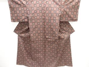 未使用品　花蜀江文織出し本場村山大島紬着物